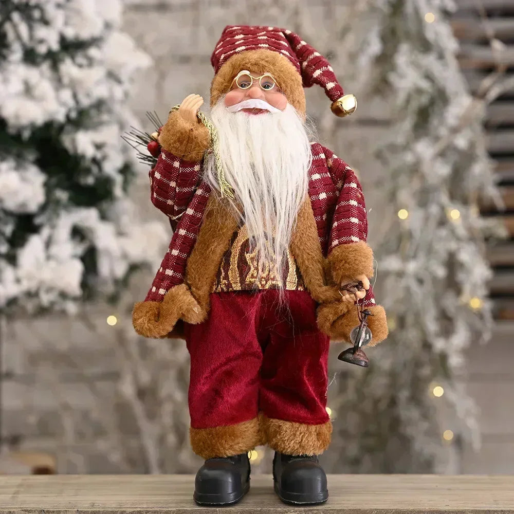 Plush Santa Claus Doll - 30 cm Christmas Figure