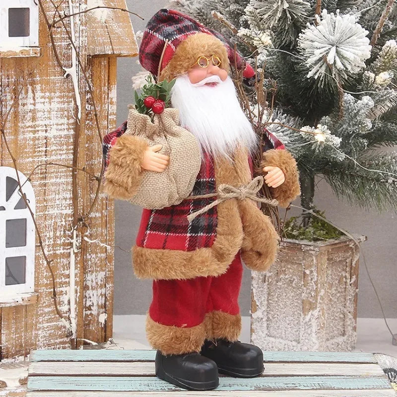 Plush Santa Claus Doll - 30 cm Christmas Figure