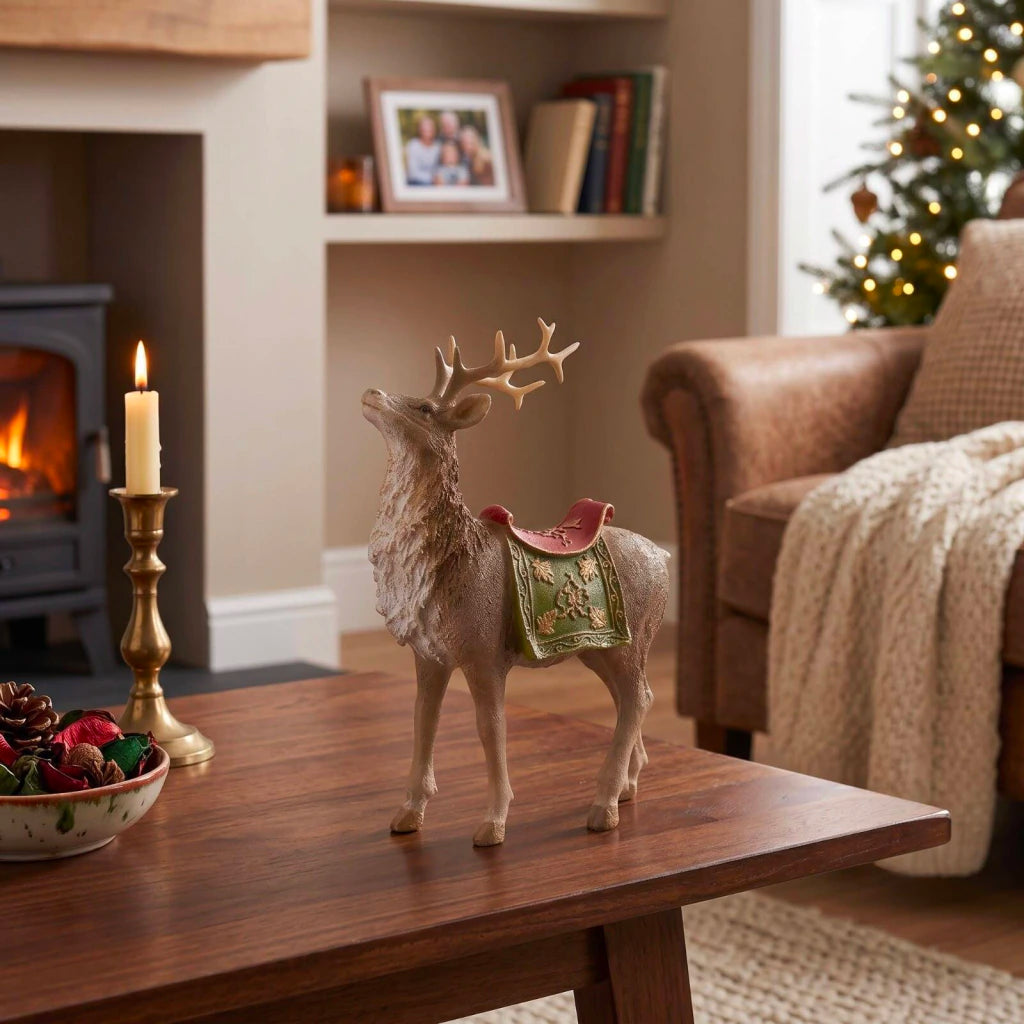 Brown Resin Reindeer 23cm