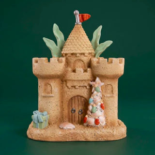 Christmas Sand Castle Sculpture 20cm