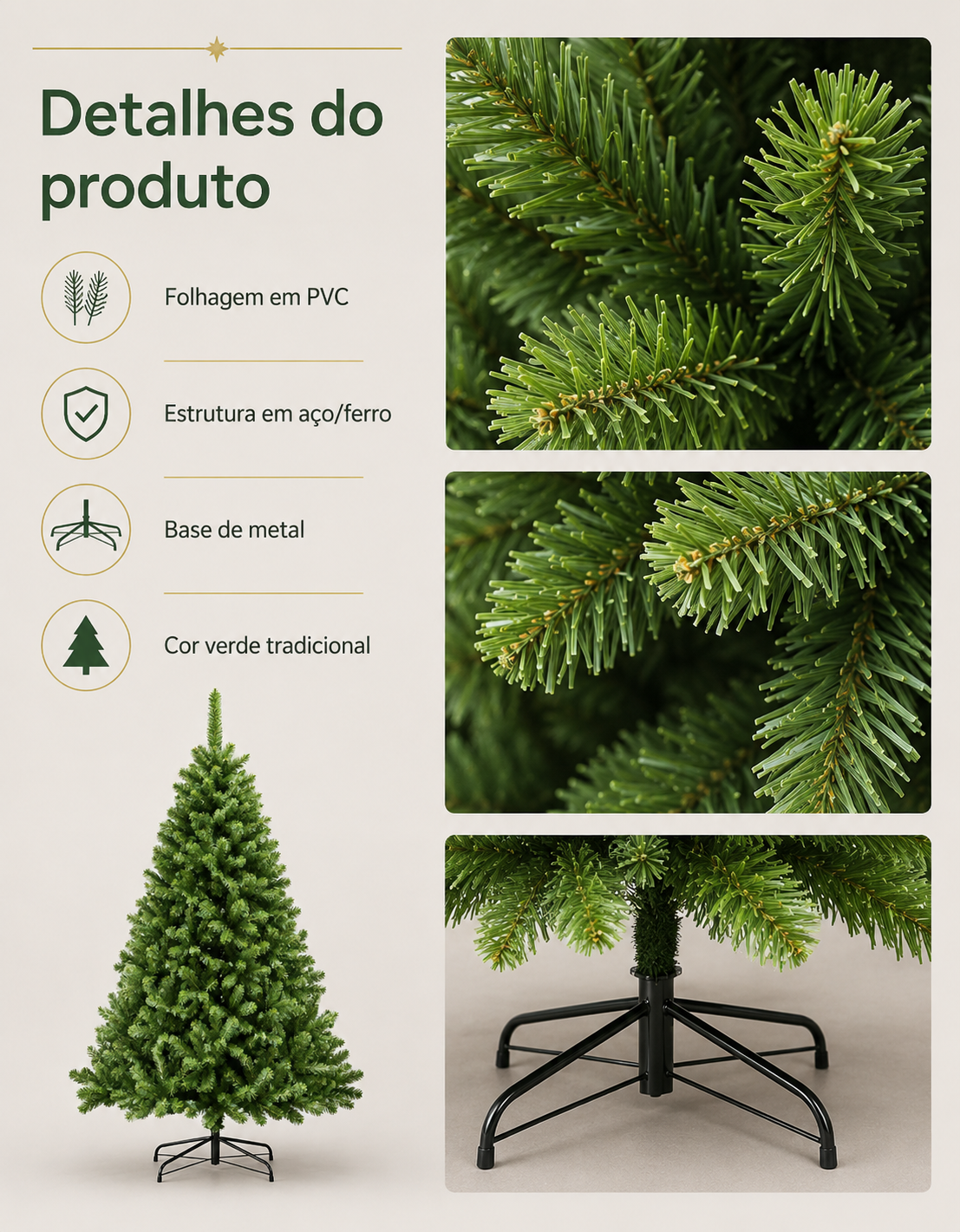 Imperial Traditional Christmas Tree 1.80m 512 Tips Green