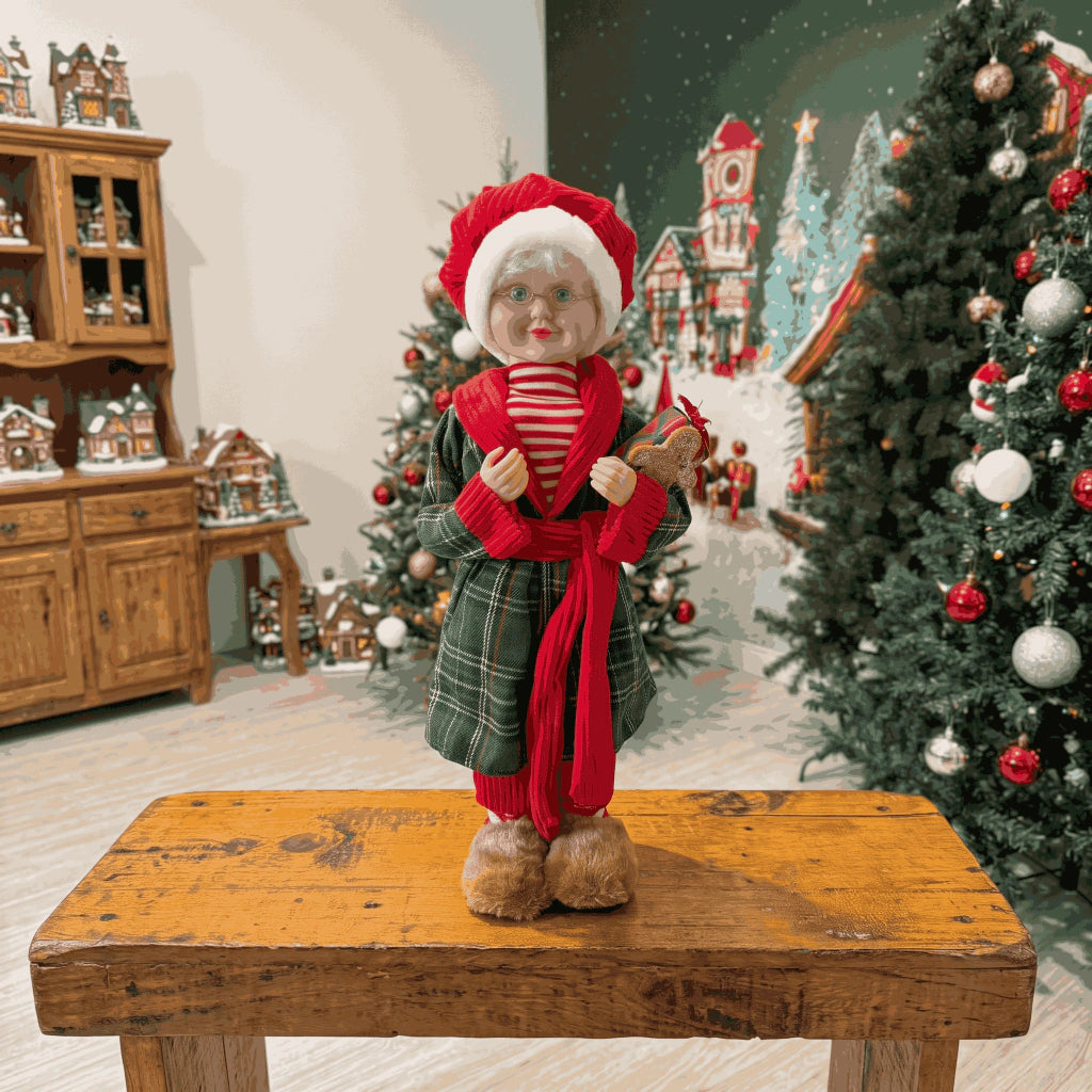 Mrs. Claus in Robe 45 cm