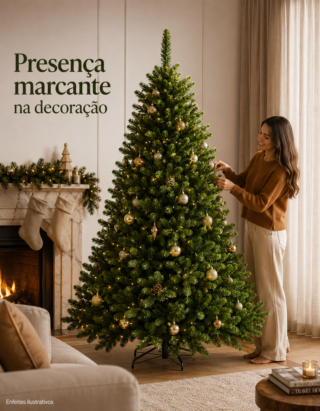 Imperial Traditional Christmas Tree 2.10m 858 Tips Green