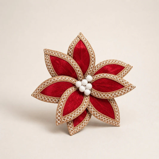 Red Christmas Flower - 30 cm