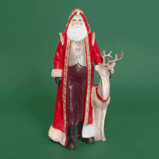 Resin Santa Claus Figurine - 39 cm