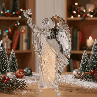 Battery-Operated Light-Up Angel 25cm