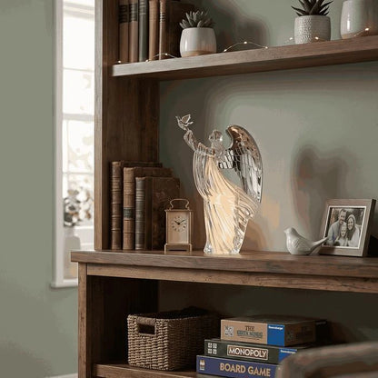 Battery-Operated Light-Up Angel 25cm