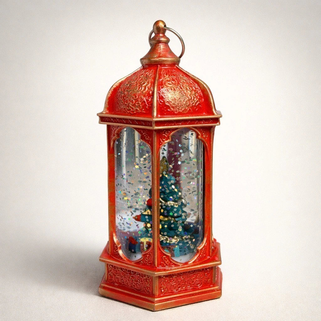 Rustic Christmas Tree LED Lantern 14x6 cm (Pre-order 2026)
