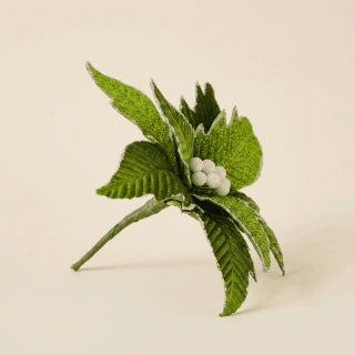 Green Christmas Flower - 33cm - 8 Petals