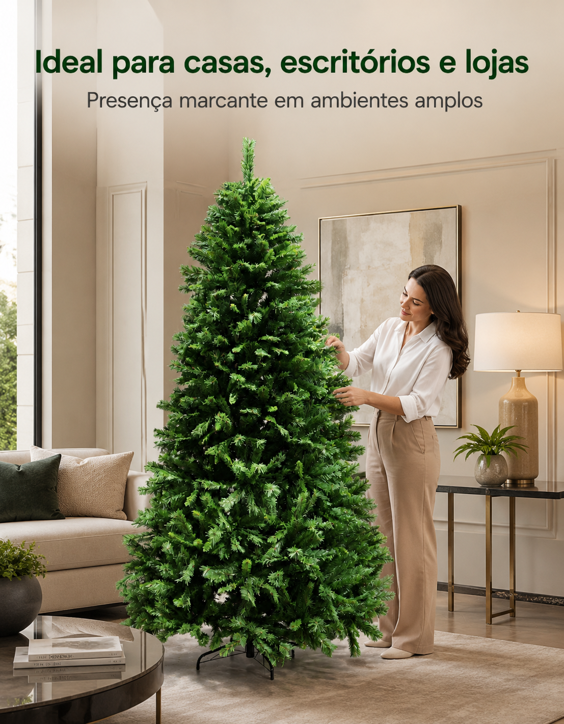 Montreal Traditional Christmas Tree 2.40m 1188 Tips Green