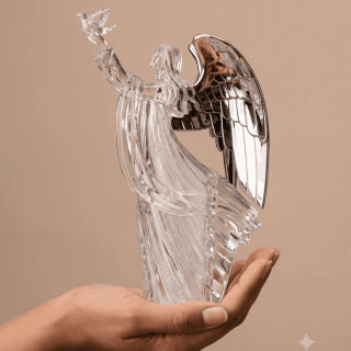 Battery-Operated Light-Up Angel 25cm
