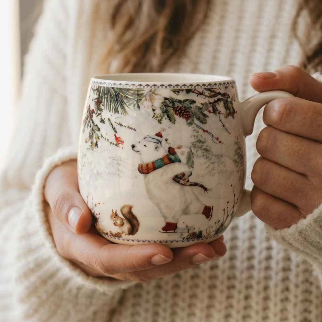 Polar Bear Christmas Mug 420ml